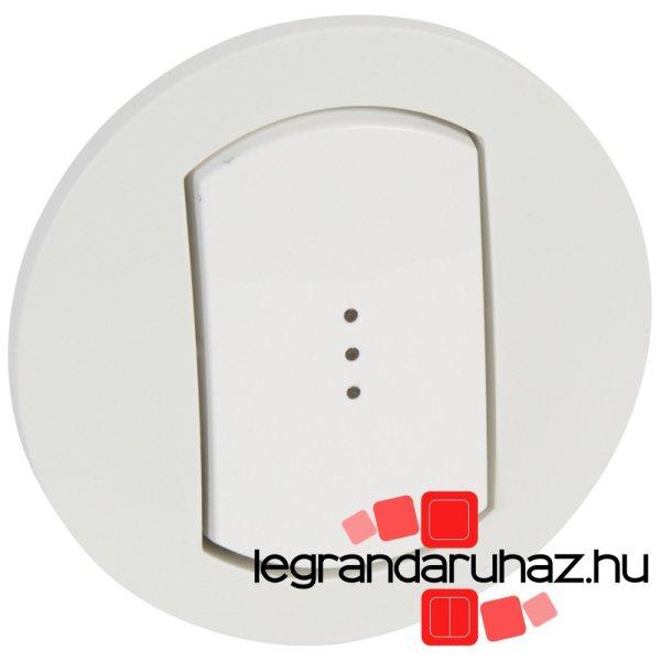 Legrand Céliane széles billentyű, fényjelzős, IP44, Legrand 067803