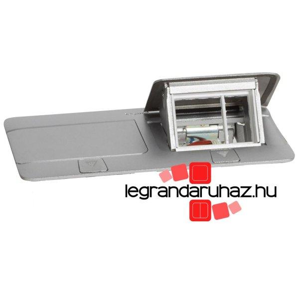 Legrand Pop-up felnyíló süllyesztett padlódoboz 6 (2×3) modul, alumínium,
üres, Legrand 054012