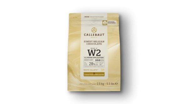 Callebaut Fehércsokoládé pasztilla (korong) 2,5 kg