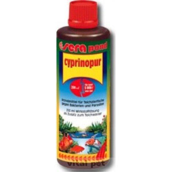 SERA Pond Cyprinopur 500 ml 10 köbre fertőző hasvízkór, tavaszi