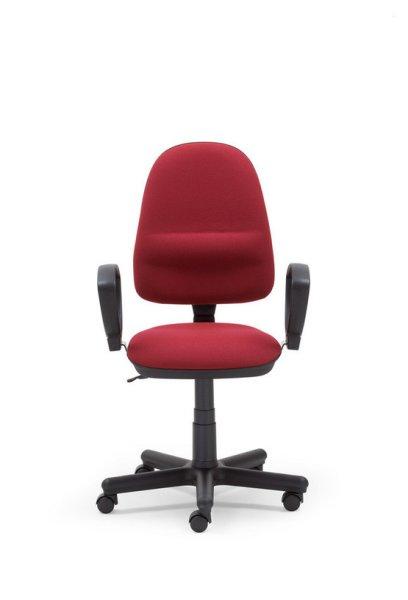 Forgószék irodai PERFECT-PROFIL TS02, karfával, bordó