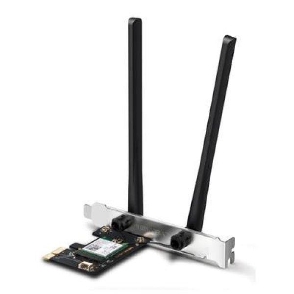 MERCUSYS Wireless Adapter PCI-Express 5.2 Dual Band AX3000 Wifi 6 Bluetooth,
MA80XE