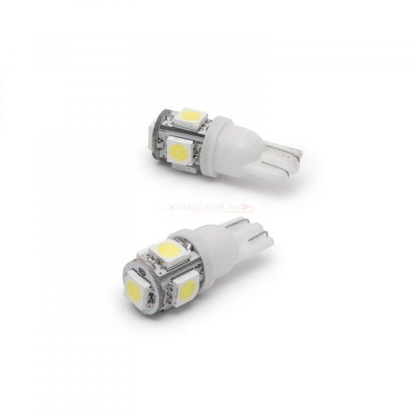 LED izzó T10 5SMD 1,25W