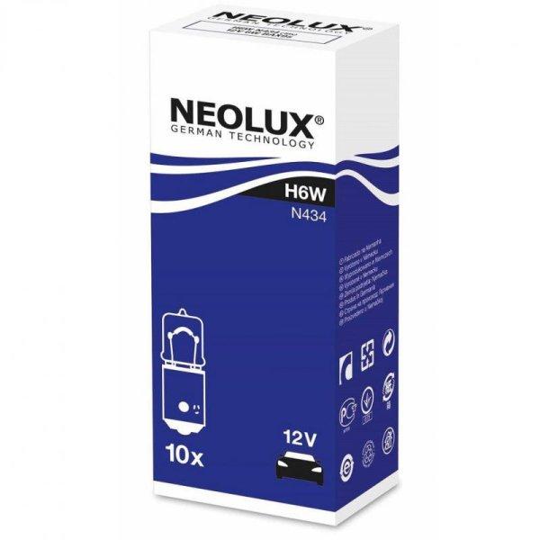 Neolux 12V H6W BAX9S autó izzó