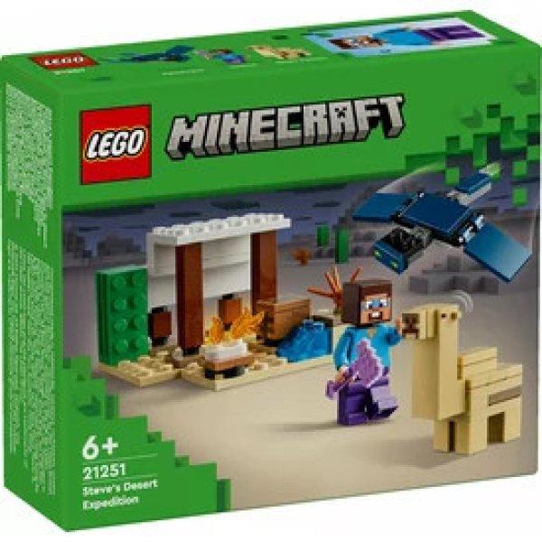 LEGO MINECRAFT 21251 STEVE SIVATAGI EXPEDÍCIÓJA