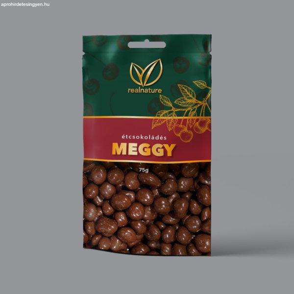 Real Nature étcsokoládés meggy 75 g