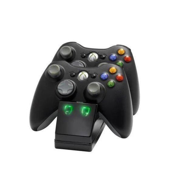 Venom XBOX 360 Twin Docking Station Black