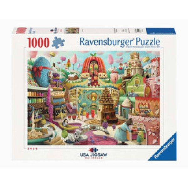 Puzzle 1000 db - Tündéri utcák