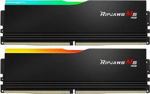 G.SKILL 64GB DDR5 5600MHz Kit(2x32GB) Ripjaws M5 RGB Black