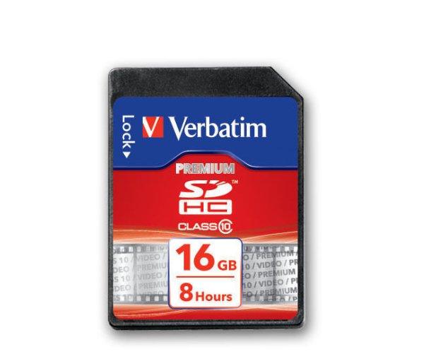 Verbatim 16GB SDHC Premium Class10 adapter nélkül