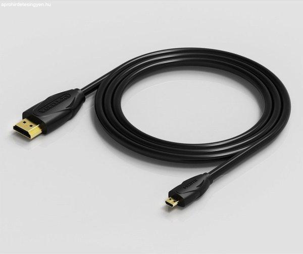 Vention Micro HDMI/M -> HDMI/M 2m cable Black