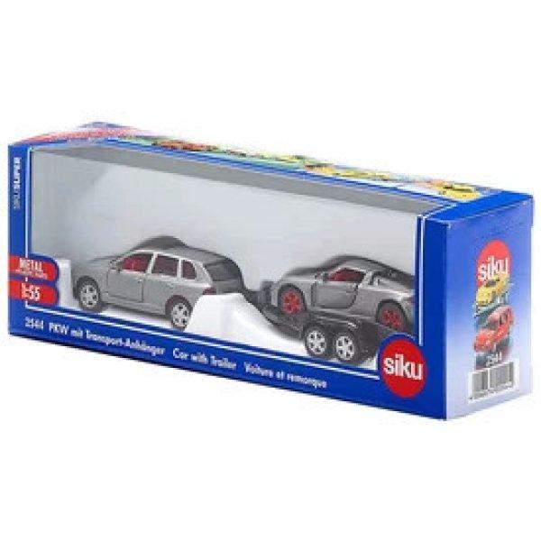 SIKU Porsche terepjáró trélerrel 1:55 - 2544