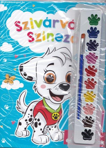 Szivárvány színező kölyökdalmata