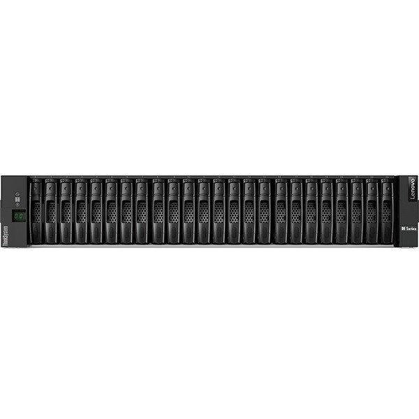 LENOVO DE storage - DE4000H SFF külső tároló, Dual Controller, (64GB Cache)
2x 16Gb FC 4-ports, Hybrid Flash 2U24 V2