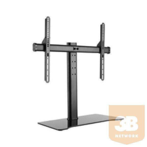 Equip 650601 TV/Monitor tartó konzol 32"-55" álló, dönthető,
állítható magasság, Max.: 40kg, fekete