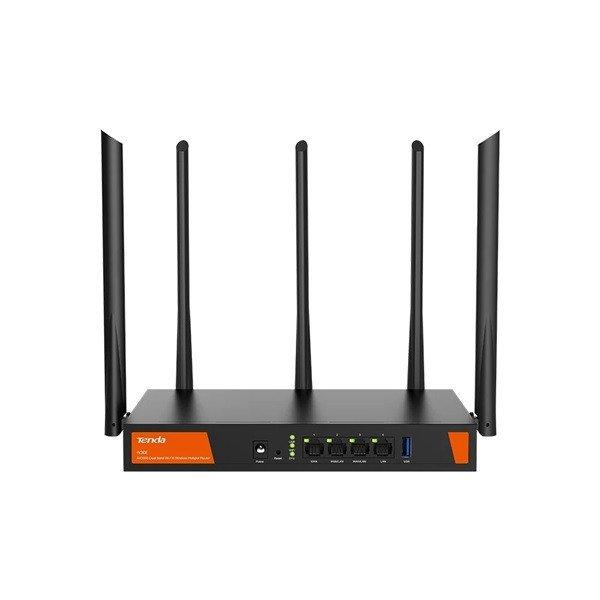 Tenda Router WiFi AX3000 Hotspot - W30E (574Mbps 2,4GHz + 2402Mbps 5GHz; 4port
1Gbps, Max 200 user)