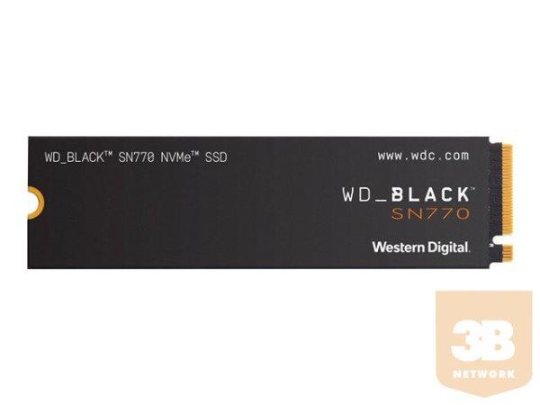 WD Black SSD SN770 NVMe 2TB PCIe Gen4 16GT/s M.2 2280