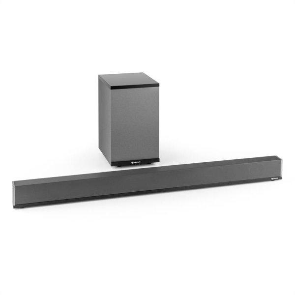 Auna Areal Bar 950 soundbar, subwoofer, 140 W, BT, USB, MP3, optikai digitális
bemenet