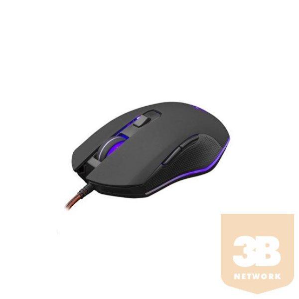 Mouse White Shark GM-3001 CYRUS Gaming egér - Fekete