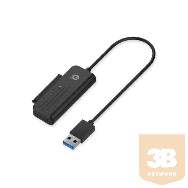 Conceptronic átalakító - ABBY01B (USB-A 3.0 to SATA, Kompatibilis: 2,5"
SATA HDD/SSD)