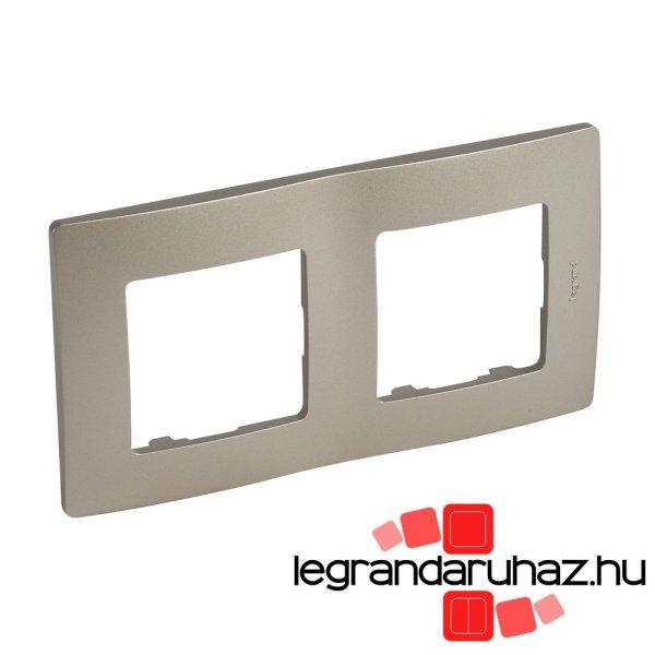 Legrand Niloé kettes keret, pezsgő, Legrand 397062