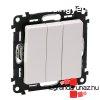 Legrand Valena Life hrmas egyplus kapcsol, fehr, LF7520