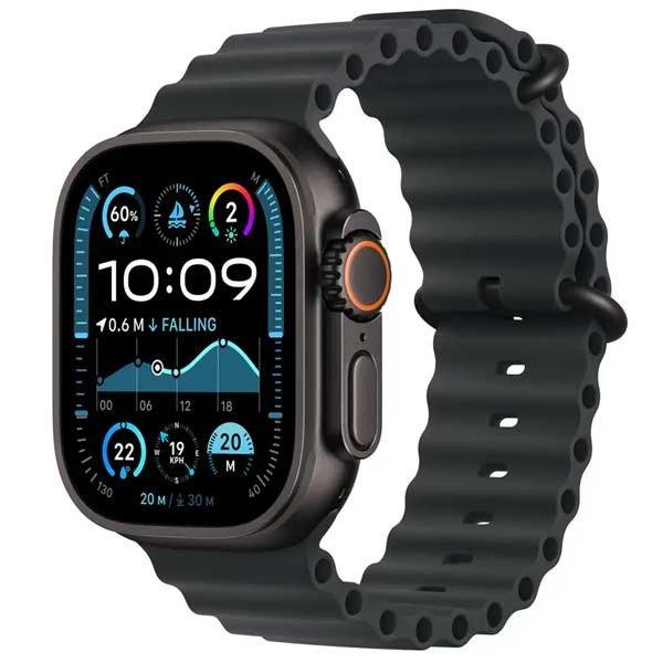 Apple Watch Ultra 2 GPS + Cellular 49mm Black Titanium Case with Black Ocean
Band