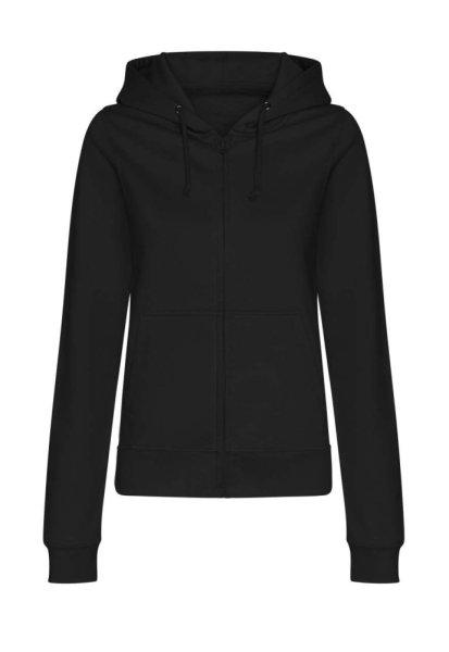 Just Hoods kapucnis Női pulóver, elején végig cipzárral AWJH050F, Deep
Black-L