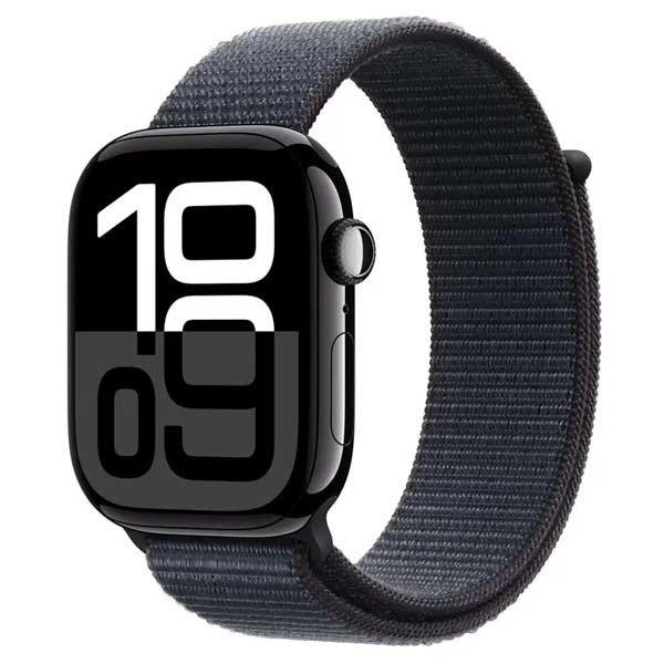 Apple Watch Series 10 GPS 46mm Fekete alumínium atrament lila sportszíjjal