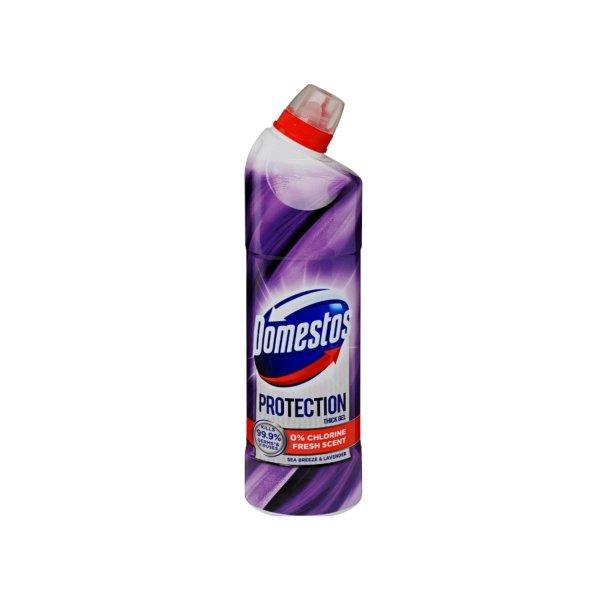 Folyékony fertőtlenítőszer klórmentes 700 ml Domestos Protection Sea Breeze
& Lavender