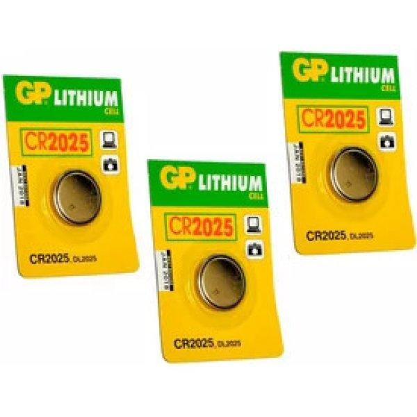 GP Lithium CR2025 gombelem