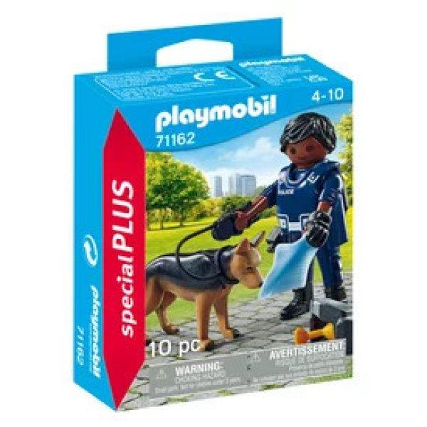 Playmobil Rendőr nyomozó kutyával 71162