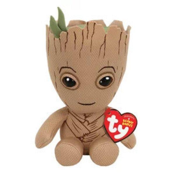 Beanie Babies plüss figura Marvel GROOT, 15 cm