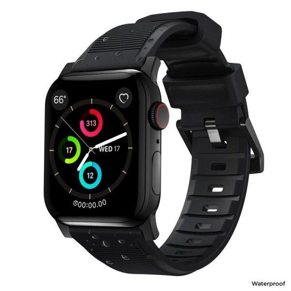 Nomad Rugged Strap, black hardware - Apple Watch Ultra 49mm 8/7 45mm/6/SE/5/4
44mm/3/2/1 42mm