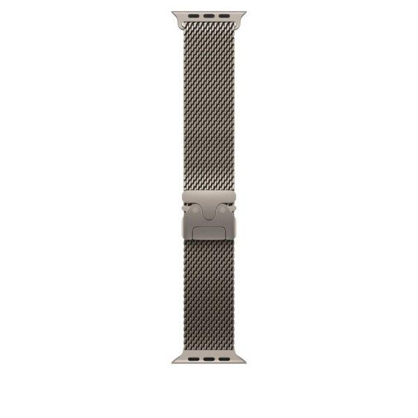 Apple Watch 49mm Milanese Loop Natural Medium