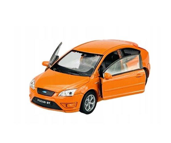 Welly Dobozos Modell Autó Ford Focus ST Narancs/Kék