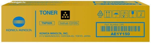 Konica-Minolta TNP92K Toner Black 6.000 oldalra