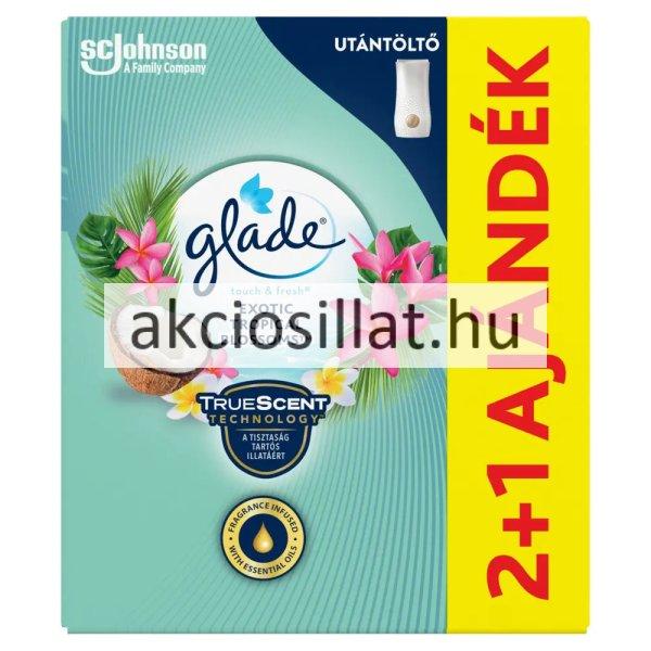 Glade One Touch Exitoc Tropical Mini-Spray utántöltő 3x10ml