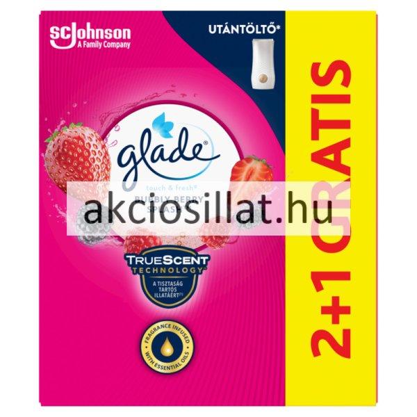 Glade One Touch Bubbly Berry Splash Mini-Spray utántöltő 3x10ml 