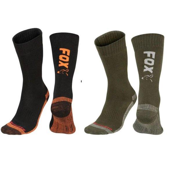 Fox Black-Orange Thermolite Long Sock 10 - 13 (Eu 44-47) termo zokni (CFW117)