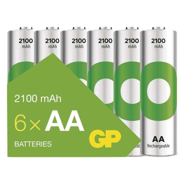 EMOS B2521V, GP ReCyko NiMH Akkumulátor HR6 (AA) 2100mAh 6db