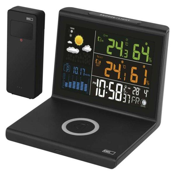 EMOS E8010, #WEATHER STATION WITH QI CHARGING E8010