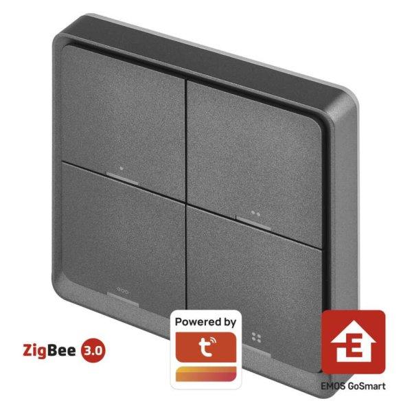 EMOS H5016, GOSMART JELENETKAPCSOLÓ 4B IP-2004ZB ZIGBEE