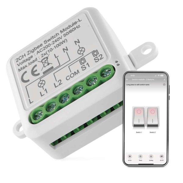 EMOS H5104, GOSMART KAPCSOLÓMODUL 2CS L IP-2104SZ ZIGBEE