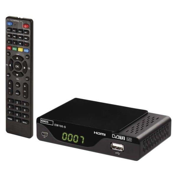 EMOS J6014, DVB-T2 EMOS EM190-S HD HEVC H265