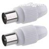 EMOS K1331.2, IEC csatlakoz egyenes A203R 2db/bliszter