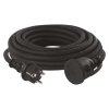 EMOS P01810R, Hosszabbt 10 m / 1 aljzat / fekete / gumi-ne