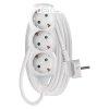 EMOS P0323R, Hosszabbt 3 m / 3 aljzat / fehr / PVC / 1,5 