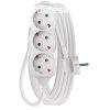 EMOS P0325R, Hosszabbt 5 m / 3 aljzat / fehr / PVC / 1,5 