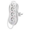 EMOS P0425R, Hosszabbt 5 m / 4 aljzat / fehr / PVC / 1,5 
